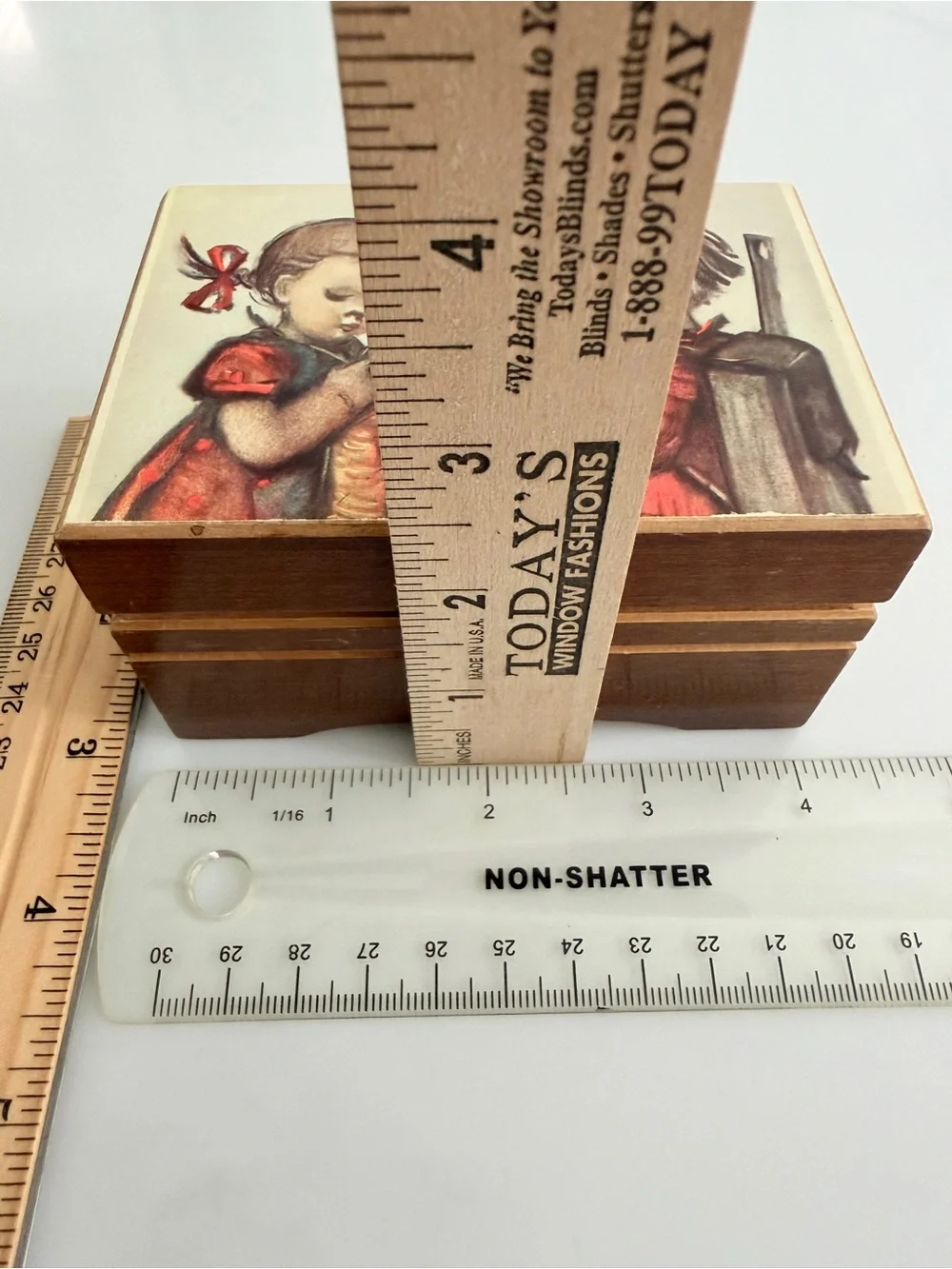 Vintage Thorens Switzerland Music Box Parade Of The Wooden Soldiers Wood 1960s